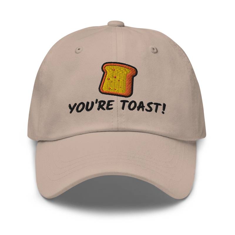 Brot Toast Baseball Kappe - Personalisierbar Verschiedene Farben von AnneStitchy