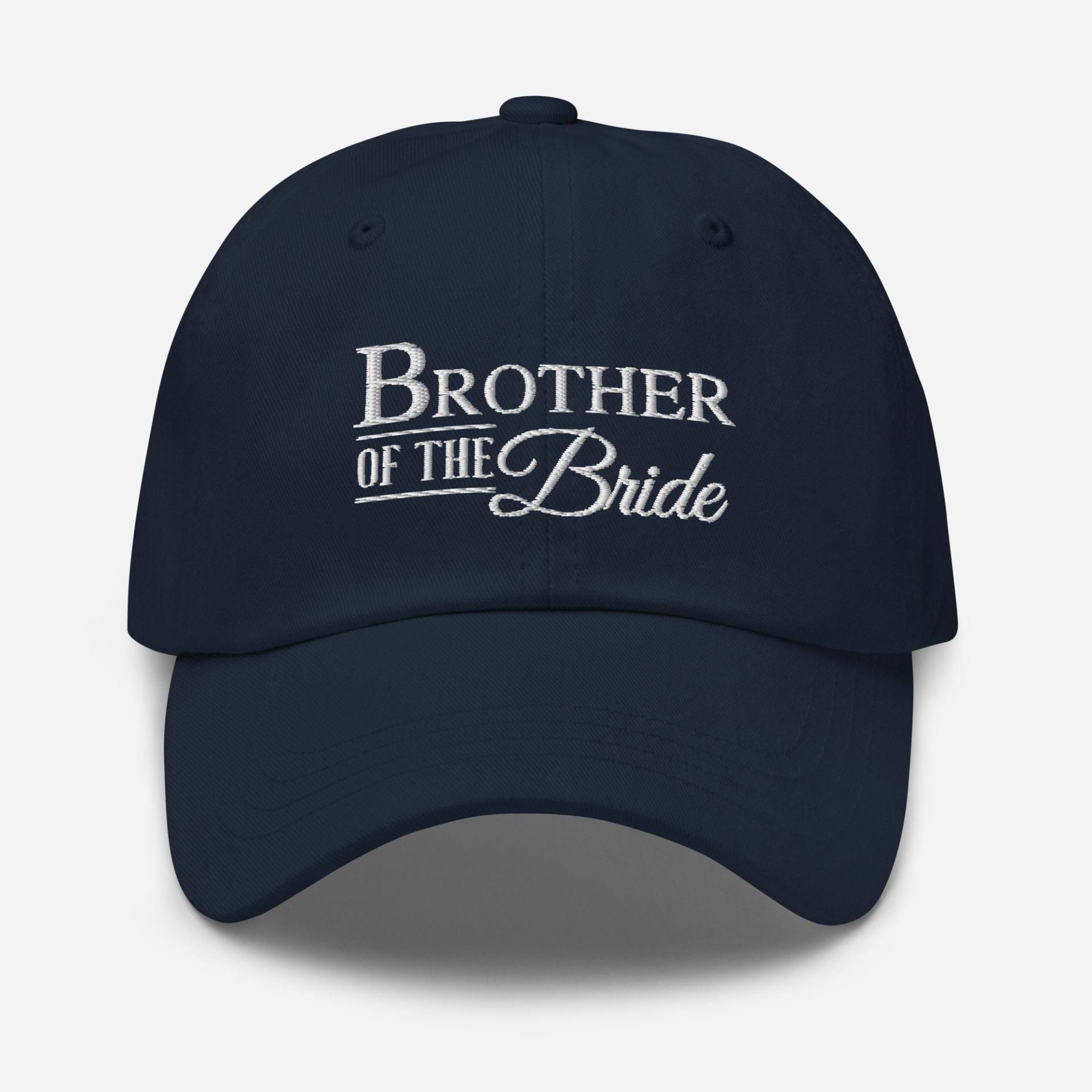 Brother Of The Bride Custom Embroidery Dad-Hat Baseball Cap Bachelor Party Stag Night - Wedding Gift Multiple Colors Brother Of The Bride Custom Embroidery Dad-Hat Baseball Cap Bachelor Party Stag Night - Wedding Gift Multiple Colors von AnneStitchy