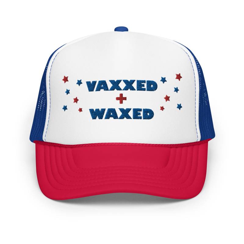 Geimpft Und Gewachst Trucker-Cap Mit Schaumstoff-Front - Geile Freundin von AnneStitchy