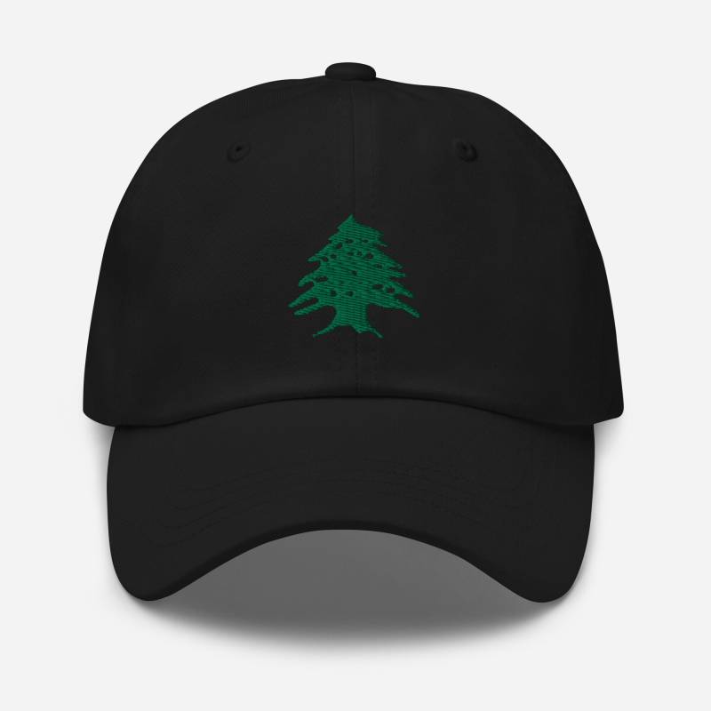 Lebanese Dad-Hat, Lebanon Embroidered Patch Cedar Tree Flag, Souvenir Gifts - Multiple Colors von AnneStitchy