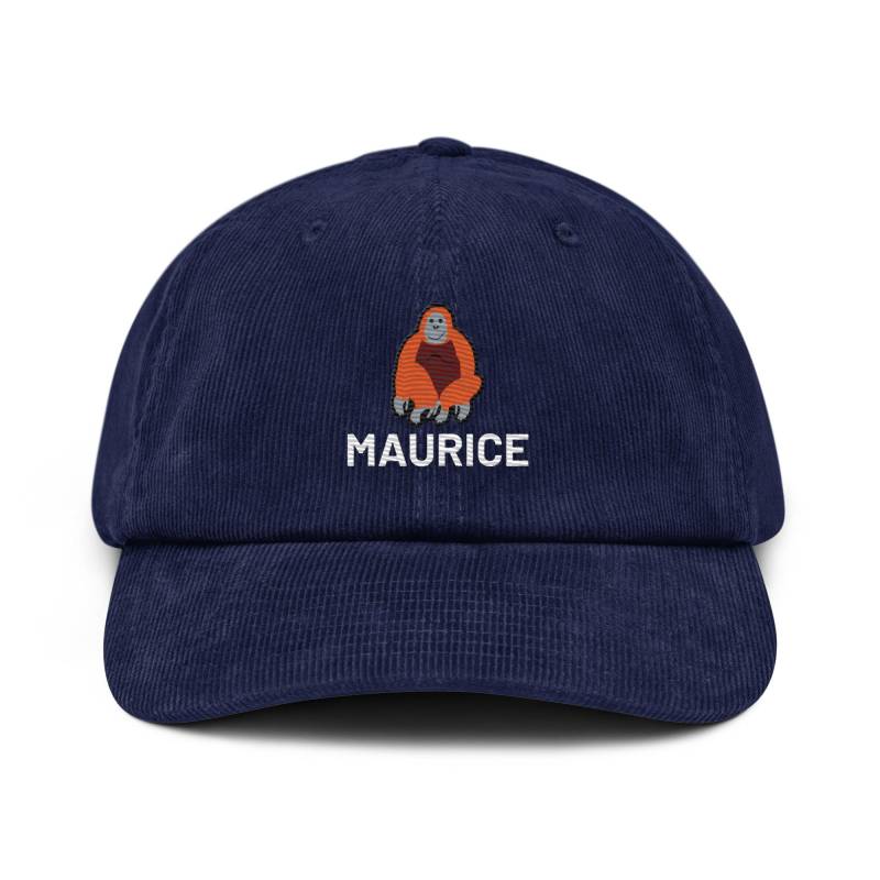 Orang-Utan | Pongo Kappe/Mütze Aus Cord - Personalisierbar Gestickt Mehrere Farben von AnneStitchy