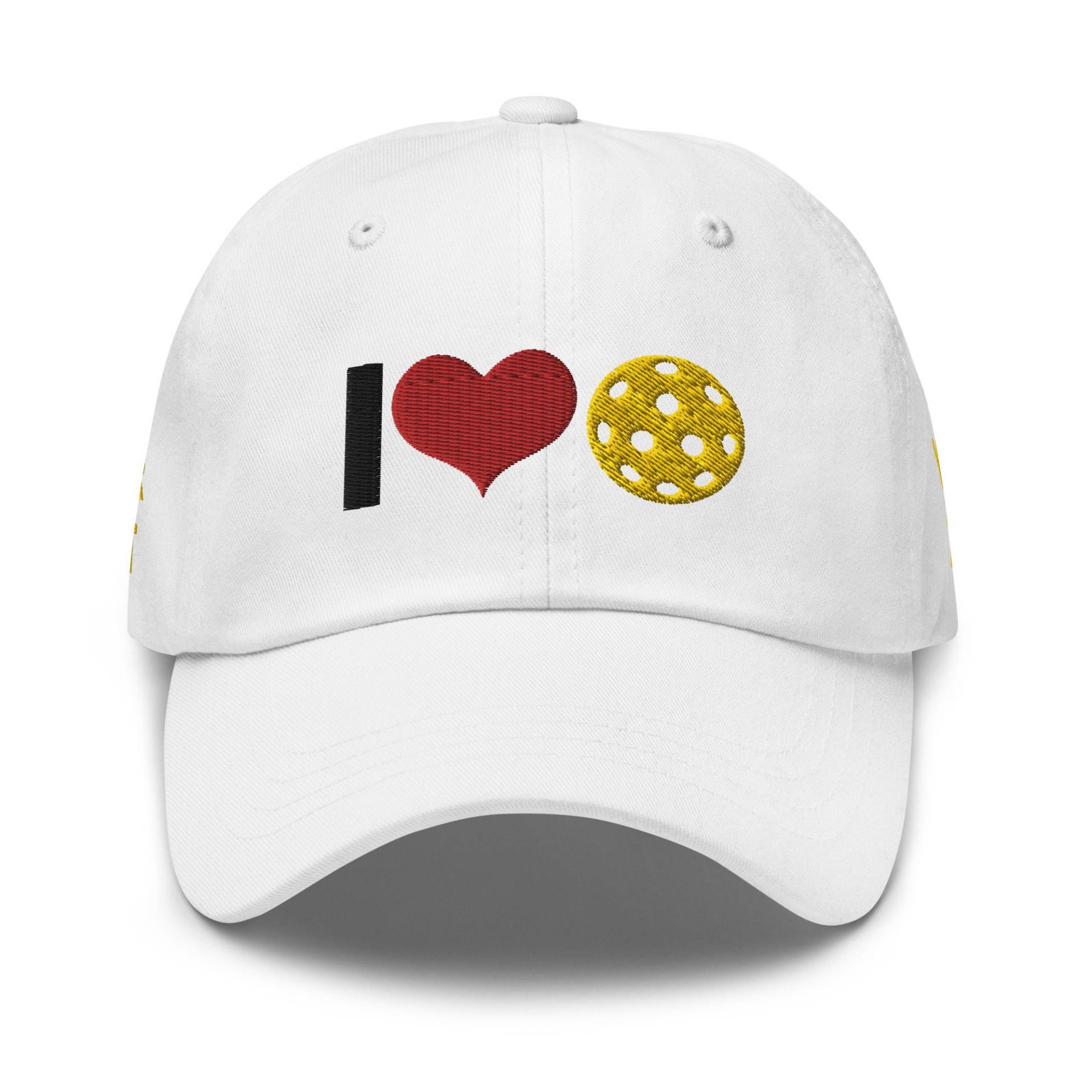 Pickleball Lover Gift, Dad Hat, Your Text Personalized Embroidered Unisex Adjustable Baseball Cap - Multiple Colors Pickleball Lover Gift, Dad Hat, Your Text Personalized Embroidered Unisex Adjustable Baseball Cap - Multiple Colors von AnneStitchy