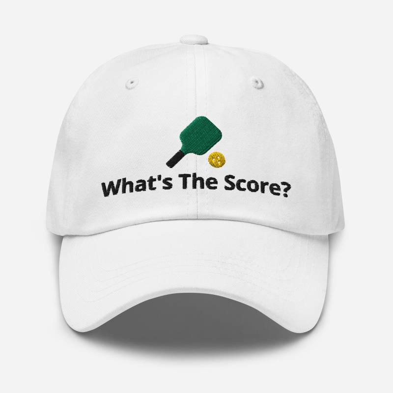 Pickleball Lover Gift, Dad Hat, Your Text Personalized Embroidered Unisex Adjustable Baseball Cap - Multiple Colors von AnneStitchy