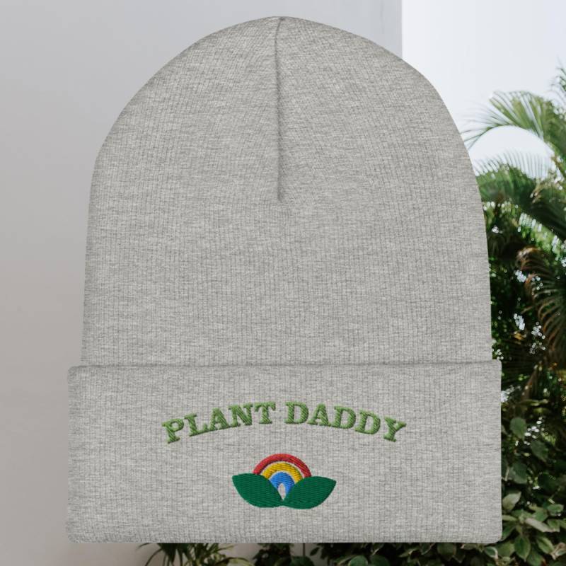 Plant Daddy Umgeschlagene Beanie - Verschiedene Farben von AnneStitchy