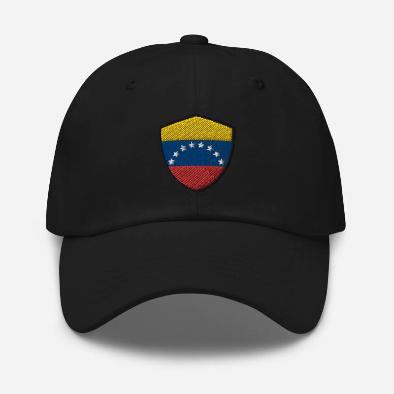 Proud Venezuelan Dad-Hat, Venezuela Escudo Gorra Embroidered Patch Flag, Souvenir Gifts - Multiple Colors von AnneStitchy
