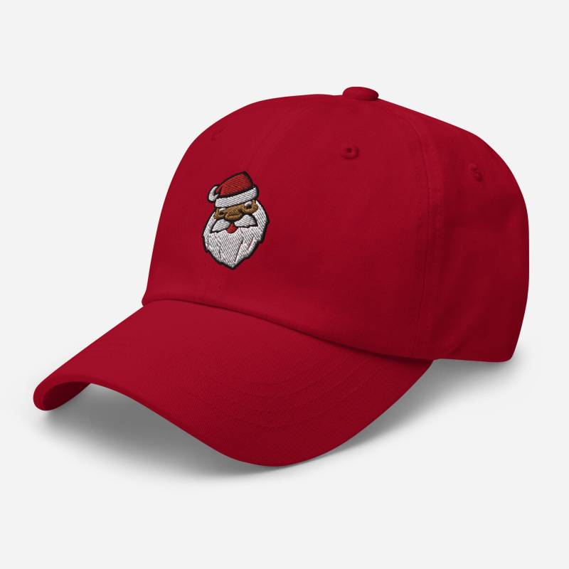 Santa Claus Dad-Hat Embroidered Cap Christmas Hat Baseball X-Mas von AnneStitchy