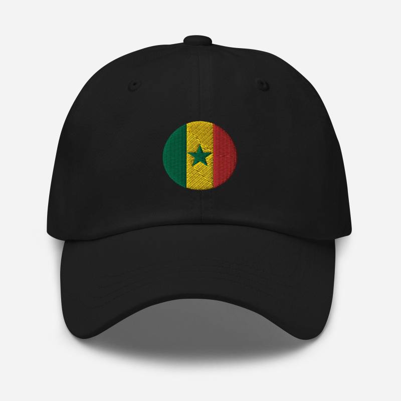 Senegalese Dad-Hat, Senegal Embroidered Patch National Emblem Flag, African Souvenir Gifts - Multiple Colors von AnneStitchy