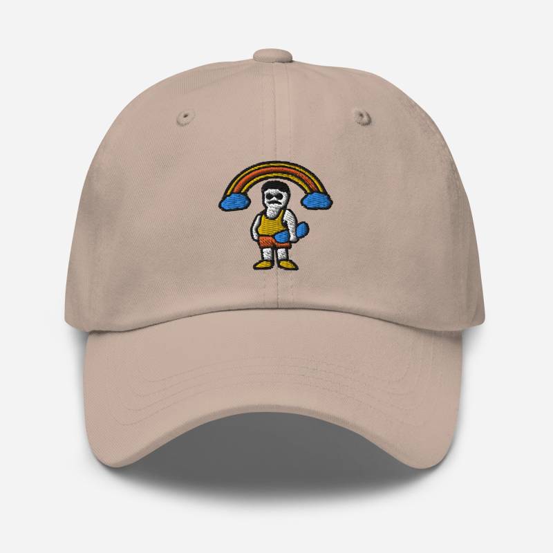 Skateboard Cap Skater Hat Skateboarding Old & Skate Vintage Style Logo Baseball Dad-Hat von AnneStitchy