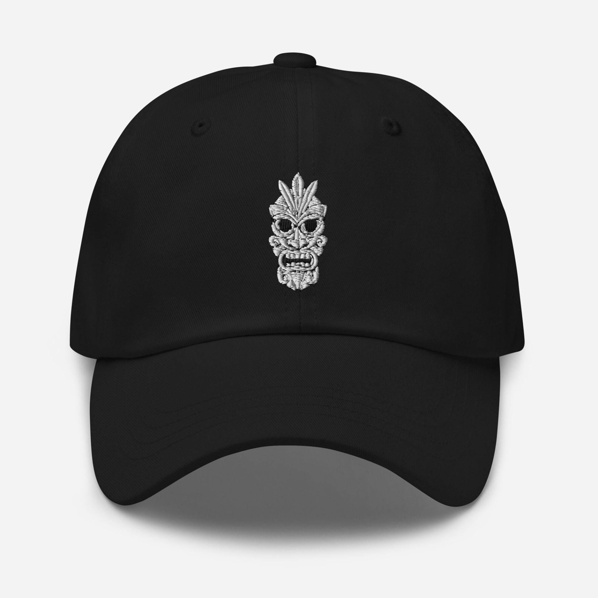 Tiki Mask Dad Hat - Adjustable Hawaii Embroidered Baseball Cap Stylish Outdoor Adventure Gift Idea Tiki Mask Dad Hat - Adjustable Hawaii Embroidered Baseball Cap Stylish Outdoor Adventure Gift Idea von AnneStitchy