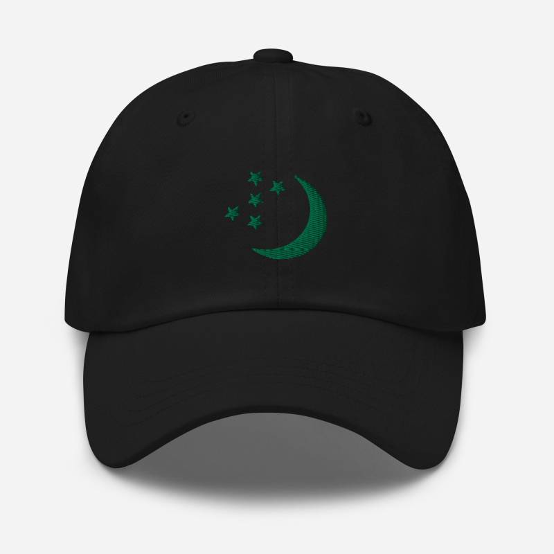 Turkmen Dad-Hat, Turkmenistan Embroidered Patch Flag, Gök-Turk Souvenir Gifts - Multiple Colors von AnneStitchy