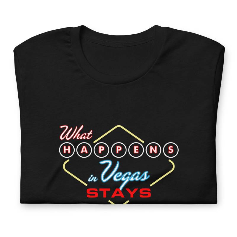 What Happens in Vegas Stays T-Shirt von AnneStitchy