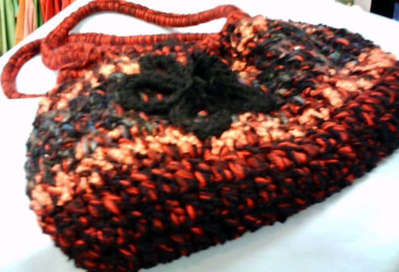 Handgefertigt, Häkeltasche, Große Henkeltasche Mit Innenfutter, Bunter Shopper, Material-Mix, Vintage - Look Handgefertigt, Häkeltasche, Große Henkeltasche Mit Innenfutter, Bunter Shopper, Material-Mix, Vintage - Look von Annehats
