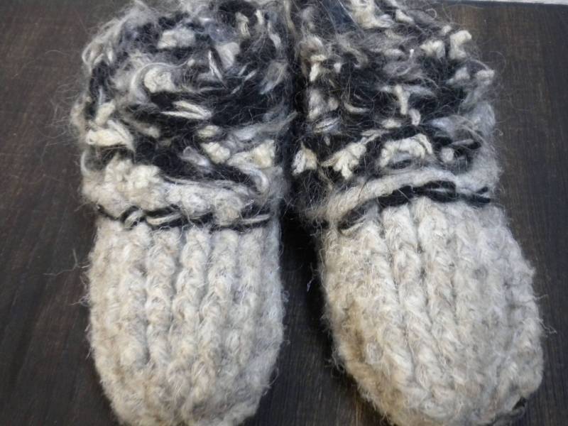 Handgefertigt/Puschen Booties Woll - Pantoffeln Sonstige Hausschuhe Stoppersohle, Sonstige Handgefertigt/Puschen Booties Woll - Pantoffeln Sonstige Hausschuhe Stoppersohle, Sonstige von Annehats
