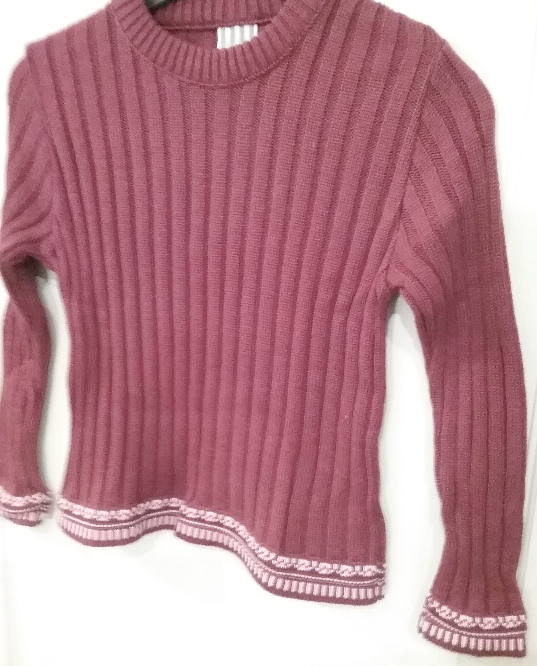Sale 30% Pulli, Mädchenpullover Strick Erika- Weiß - Maßangabe 1990- Er Jahre, 50 Baumwolle, Polyaryl, Vintage Sale 30% Pulli, Mädchenpullover Strick Erika- Weiß - Maßangabe 1990- Er Jahre, 50 Baumwolle, Polyaryl, Vintage von Annehats