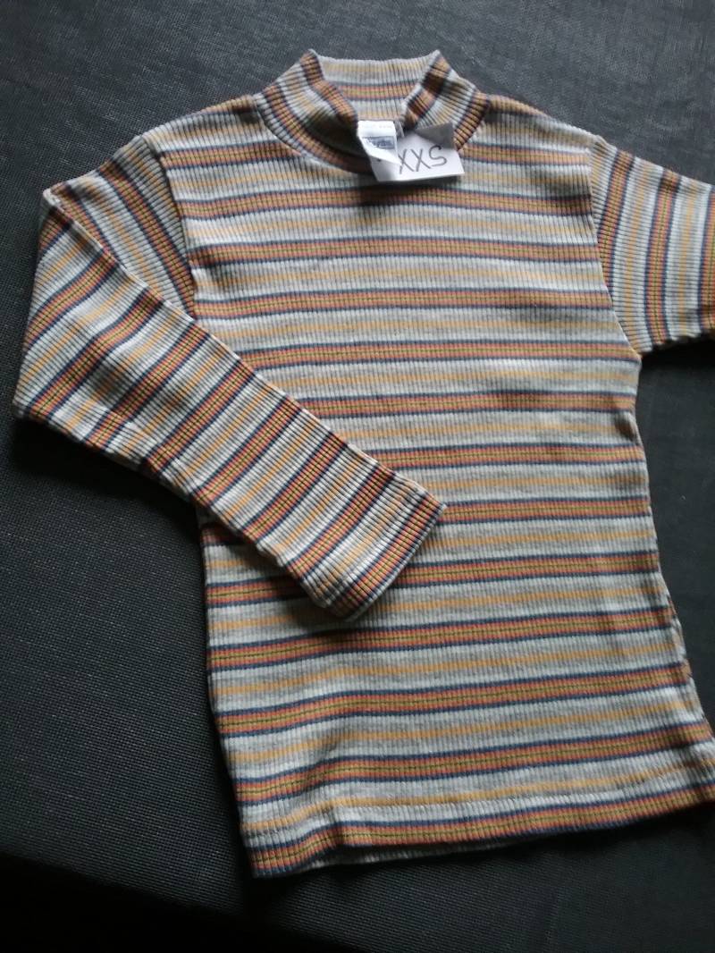 Sale 30% Pulli Turtle Neck Ringelshirt Bunt Gestreift Langarm Grau Gelb Orange Blau Junge Mädchen Absorba Vintage Sale 30% Pulli Turtle Neck Ringelshirt Bunt Gestreift Langarm Grau Gelb Orange Blau Junge Mädchen Absorba Vintage von Annehats