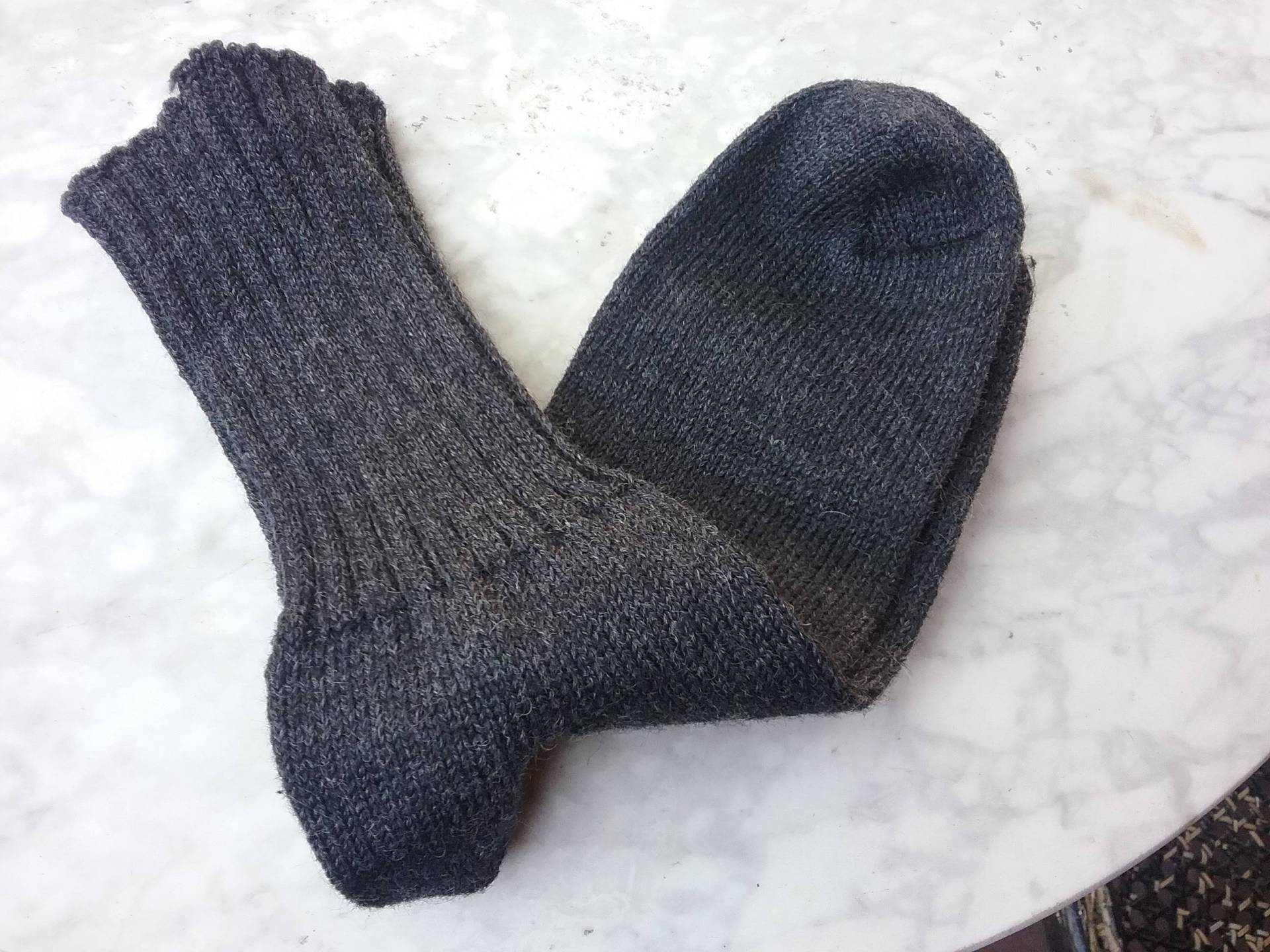 Woll - Socken, Größe, Fußlänge, Markensocken Aus Sockenwolle, 75 % Schurwolle, 25 Polyamid von Annehats