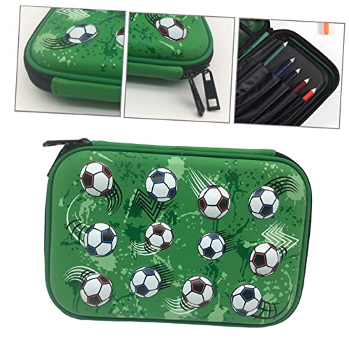Anneome 1stück Fußball Federmäppchen Schockproof Und Langlebig Große Kapazität Für Stifte Und Kosmetik Aufbewahrungsbox Für Junge Mädchen Und Reisen von Anneome