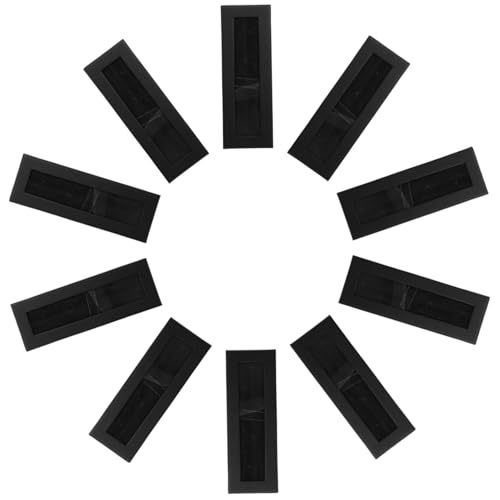 Anneome 10stücke Schwarze Leere Stiftbox Mit Deckel Transparente Geschenkbox Mit Fensterdesign Schachteln Für Stifte Dekorative Aufbewahrungsboxen Für Kleine Gegenstände von Anneome
