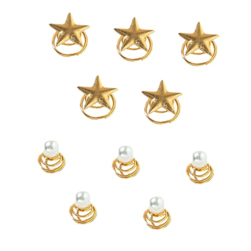 Anneome 10 Stück Teiliges Braut Haarnadeln Spiralförmige Haarspangen mit Perlen Langlebige Legierung Leicht und Rutschfest Dekorativ für Hochzeiten Festliche Frisuren für Frauen von Anneome