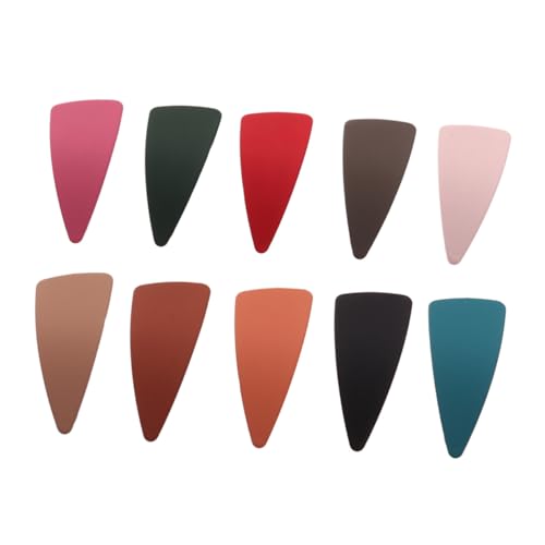 Anneome 10 Stück Teiliges Bunte Matte Haarklammern Langlebige Snap haarspangen mit Starker Fixierung Modisches Haarschmuck Frauen und Mädchen Vielseitiges Haarzubehör für Elegante von Anneome