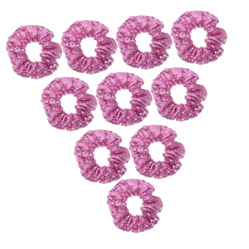 Anneome 10 Stück Teiliges Glitzer-pailletten Haargummis Elastische Glänzende Pferdeschwanzhalter für Frauen und Mädchen Vielseitige Haarstyling-accessoires mit Funkelndem Finish Geeignet von Anneome