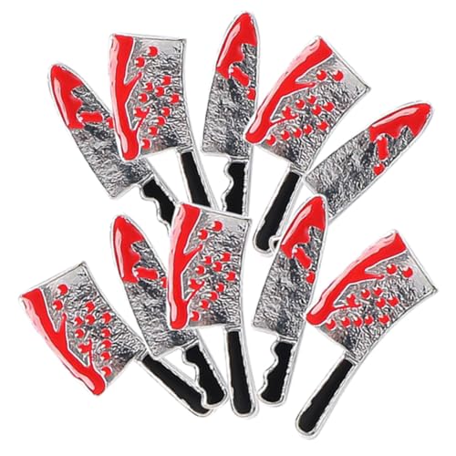 Anneome 10 Stück Teiliges Halloween Nagel Schmuck Kleine Blutige Cutter Charms Metall Nail Art Deko für Damen Fingernägel und Zehennägel Geeignet Halloween Party Schmuck Anneome 10 Stück Teiliges Halloween Nagel Schmuck Kleine Blutige Cutter Charms Metall Nail Art Deko für Damen Fingernägel und Zehennägel Geeignet Halloween Party Schmuck von Anneome