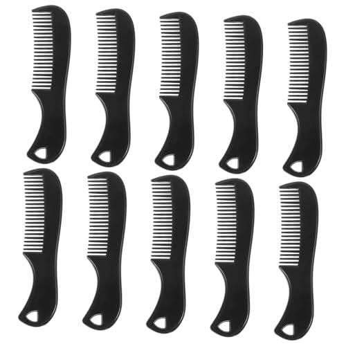 Anneome 10 Stück Teiliges Herren Bartkamm mit Feinen Zähnen Kompakter Reise kamm für Bart Haarstyling Antistatisch Handlich Einfach zu Reinigen für Unterwegs und Geschenk von Anneome