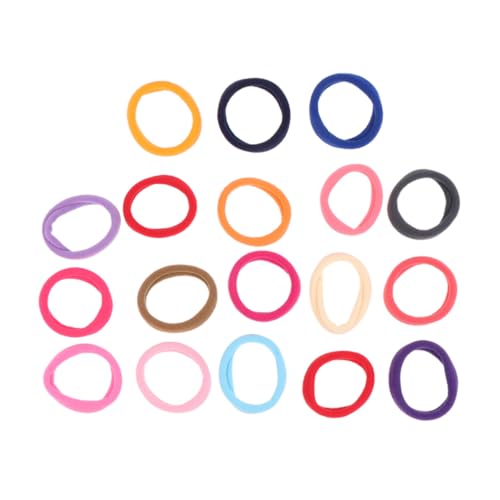 Anneome 100 Stück Nahtlose Elastische Haarring Haargummis für Damen Hohe Dehnbarkeit Modische Einfache Haarbänder in Mischfarben Vielseitiger Haarschmuck für Alltag und Styling von Anneome