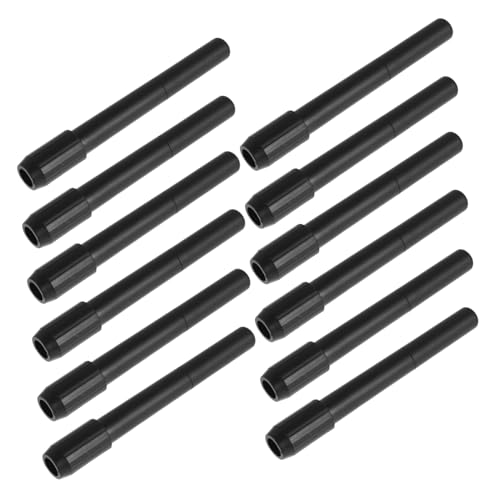 Anneome 12 Stück Teiliges Augenbrauenstift Verlängerungsset mit Weichem Bürstchen Verstellbarer Metallhalter für Präzises Stylen Kompatibel Leicht und Tragbar für Anfänger und Profis von Anneome