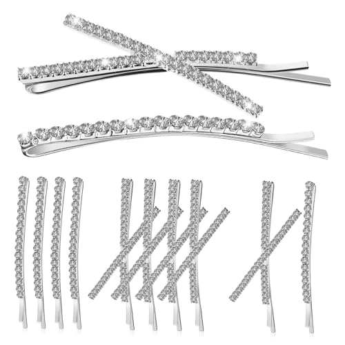 Anneome 12 Stück Teiliges Haarspangen für Funkelnde Haarnadeln mit Strass für Hochzeiten Partys und Besondere Anlässe Eleganter Haarschmuck für Brautjungfern und Damen von Anneome