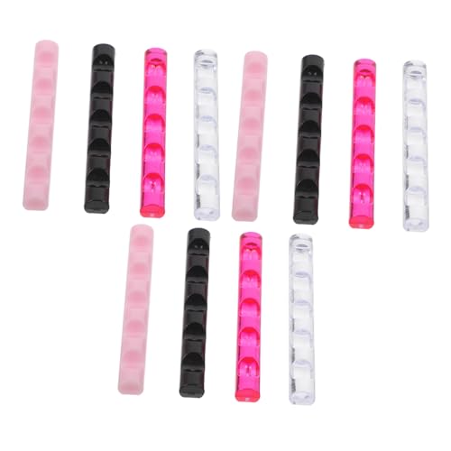 Anneome 12 Stück Teiliges Nagelpinsel-organizer mit Fächern Tragbarer Nagelkunst Stifthalter für Make-up Pinsel und Maniküre-werkzeuge Multifunktionaler Aufbewahrungsständer für von Anneome