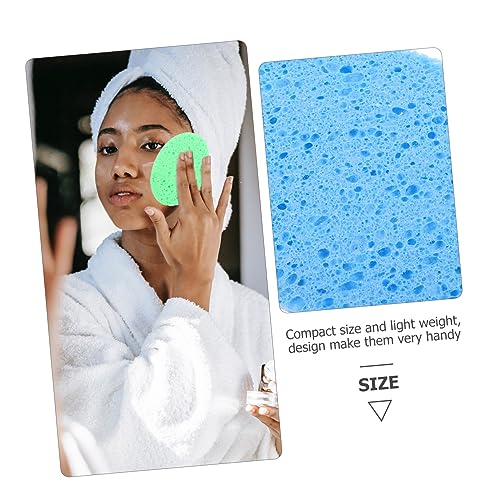 Anneome 12 Stück Teiliges Ovale Gesichtsschwämme für Mädchen Porentiefe und Sanftes Peeling Hohe Wasseraufnahme Vielseitig für Make Up Entfernung und Tägliche Hautpflege Geeignet von Anneome
