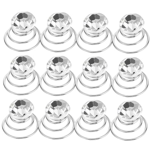 Anneome 12 Stück Teiliges Strass Haarspangen für Damen und Mädchen Elegante Haarklammern mit Funkelnden Kristallsteinen Geeignet für Dickes und Langes Haar Modischer Haarschmuck für von Anneome