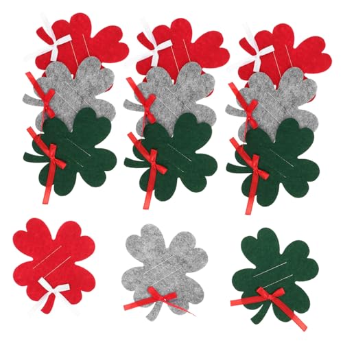 Anneome 12stücke Kleeblatt-geldklammer-kartenhalter Bunte Geldclip-Halter Für Feiertage Tragbare Visitenkartenetui Festtags-geldumschlag Geburtstagsparty-Dekorationen Bargeldhalter Für von Anneome