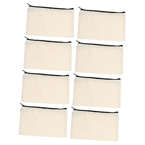 Anneome Und Bruchfeste Canvas-Beutel 12-teilige Leere Make-up-Tasche Mit Reißverschluss Reisetasche Für Frauen von Anneome