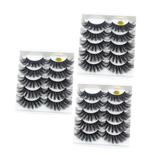Anneome 15 Paare Volumen Falsche Wimpern für Mädchen Natürlicher Look Dichte Längere Künstliche Wimpern Makeup Beauty Eyelash Extensions von Anneome