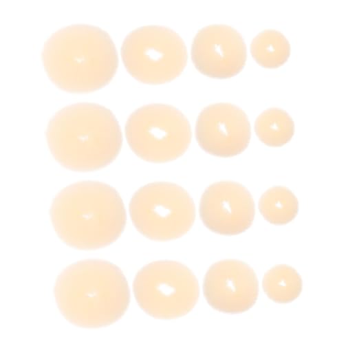 Anneome 16 Stück Teiliges Haarknoten-set mit Donut-haarringern in Beige Langlebig und Bequem Vielseitig für Jugendliche und Frauen Einfacher Einsatz für Stilvolle Duttfrisuren bei Alltag von Anneome