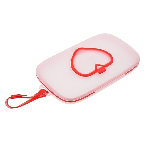 Anneome Tragbare Feuchttücherbox für Babys Umweltfreundliches PP Material Geruchlos 1 Stück Praktischer Tücherhalter mit Druckknopf für Unterwegs und Kinderwagen von Anneome