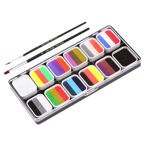 Anneome 1satz Farben Für Professionelle Gesicht Und Körpermalerei Waschbare Farben Für Junge Mädchen Und Erwachsene Für Festivals Sportevents Und Kreative Projekte von Anneome