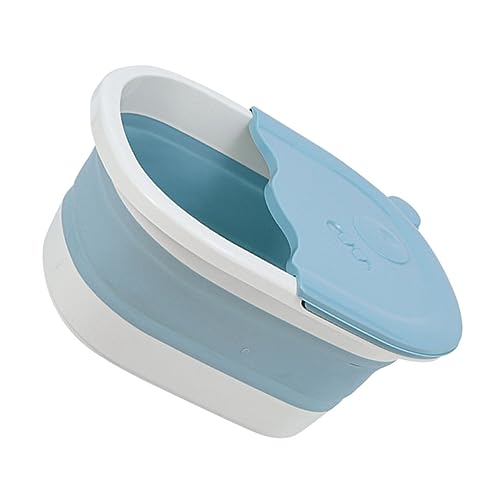 Anneome 1stück Faltbares Junge Mädchen Fußbadewanne Mit Massagefunktion Haushalts-badewannenbecken Blau Für Fußpflege Und Entspannung Zuhause von Anneome