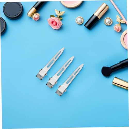 Anneome 2 Boxen Friseur -partitionsclip Friseur-trennclip Mädchen Metal Duckbill Clip Lockenclips Aus Metall Entenschnabelclip Aus Edelstahl Silver Duck Bill Clip Rostfreier Stahl Silber von Anneome
