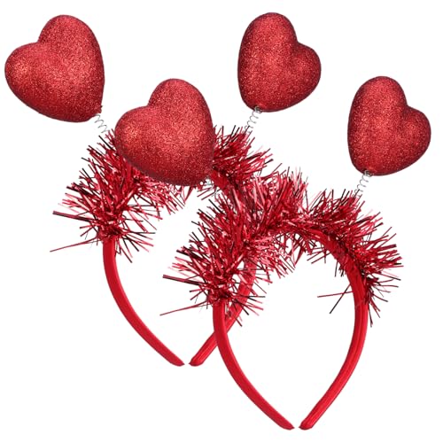 Anneome 2 Stk. Herzförmiges Stirnband mit Design Leichtes Flexibles Valentinstag Haarband für Erwachsene Rutschfestes Kopfschmuck für Party Fasching und Valentinstagsfeiern Anneome 2 Stk. Herzförmiges Stirnband mit Design Leichtes Flexibles Valentinstag Haarband für Erwachsene Rutschfestes Kopfschmuck für Party Fasching und Valentinstagsfeiern von Anneome