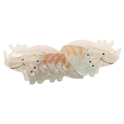 Anneome 2 Stück Dinosaurier Haarclips aus Robustem Acryl Leichte Cartoon Haarklammern mit Starkem Griff für Kurze oder Lockige Haare Bunte Styling Clips für Frauen für Alltag und Party von Anneome