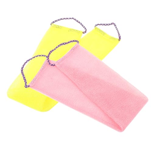 Anneome 2 Stück Exfolierendes Duschhandtuch Sanftes Peeling Vielseitiger Rückenschrubber für und Frauen Farbenfrohes Badetuch zur Hautreinigung und Glatter Haut von Anneome