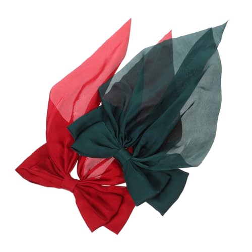 Anneome 2 Stück Große Haarschleifen clips Damen Rot und Grün Modische Haarschmuck barettes mit Festsitz Vielseitig Einsetzbar für Ponytail und Verschiedene Frisuren für Alltag und Anneome 2 Stück Große Haarschleifen clips Damen Rot und Grün Modische Haarschmuck barettes mit Festsitz Vielseitig Einsetzbar für Ponytail und Verschiedene Frisuren für Alltag und von Anneome