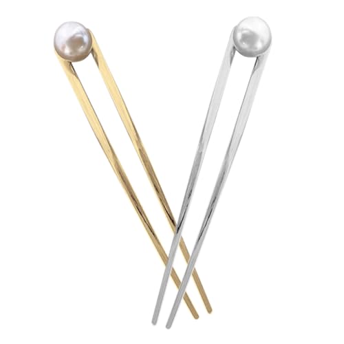 Anneome 2 Stück Haarnadeln mit Perlen Lange U förmige Haarnadeln für Frauen und Teenager für Dutt Leicht und Elegant Geeignet für Partys und Festliche Anlässe Anneome 2 Stück Haarnadeln mit Perlen Lange U förmige Haarnadeln für Frauen und Teenager für Dutt Leicht und Elegant Geeignet für Partys und Festliche Anlässe von Anneome