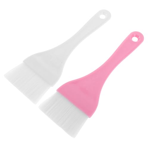 Anneome 2 Stück Körper Makeup Pinsel Set Große Flache Pinsel für Blush und Lidschatten Stylische Farben für Präzise Anwendung und Pflege Ihrer Haut von Anneome