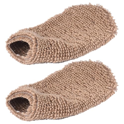 Anneome 2 Stück Peeling Duschhandschuhe aus Pflanzlichen Fasern Sanfte Körperpeeling handschuhe zur Abgestorbenen Hautentfernung Massage Waschhandschuhe für Damen und Herren von Anneome