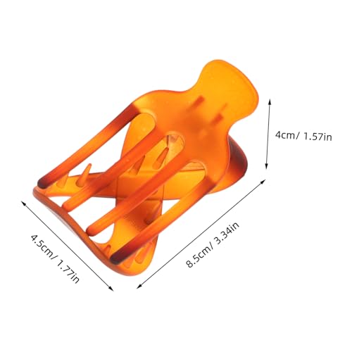 Anneome 2 Stück Teiliges Haarklammern Rutschfeste Alligator Clips mit Stabilem Griff Schwarz und Kaffeebraun Langlebige Haarspangen für Frauen Geeignet für Hochzeit und Alltag von Anneome