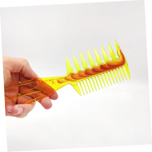 Anneome 2 Stück Teiliges Herren haarstyling Langlebigem Breitzahniger Kamm für Slicked back und Pomade frisuren Leichter Kamm für Salon Heimgebrauch Hautmassierend und Glatt von Anneome